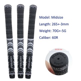 kofull Midsize Golf Grips Carbon Yarn Cord Golf Woods Irons Grips Golf Clubs Pack of 13 (dark blue)