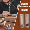 Leather Working Tools,Professional Leather Working Kit for Carving, Punching, Stamping,