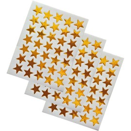 Gold Star Sheets Stickers Self Adhesive Office Merit Reward Stickers Self Adhesive Beautiful Stars School Teacher Fun Toys for Children Awards Incentives Supplies