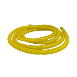 PE Yellow Corrugated Conduit Flexi Pipe Tube Split 10mm - 2m