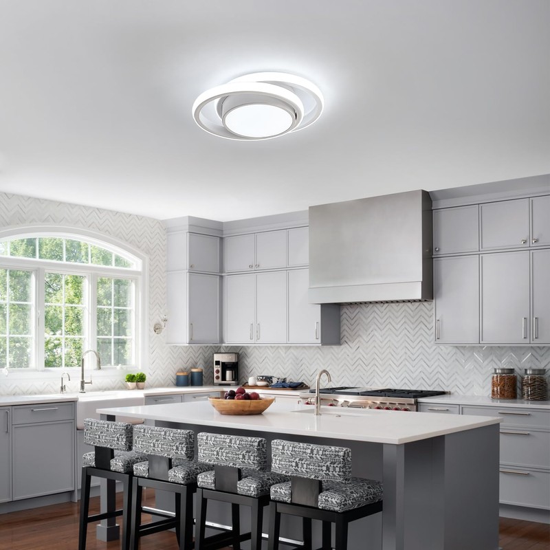 Dorlink LED Ceiling Light, 32W 2880LM Modern Ceiling Light Round
