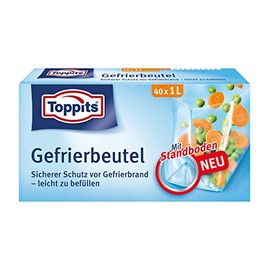 Toppits 4008871208040 Gefrierbeutel 1l VE40