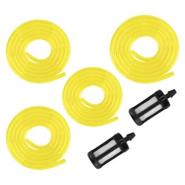 MOTOALL 4 Sizes Fuel Line Hose Tube, Fuel Hose Pipe Fuel Line Replacement Clear Tubing Fuel for Trimmer, Chiansaw, Blower (2 x 3.5mm, 3 x 5mm, 2.5 x 5mm, 3 x 6mm) - Flexible Length 1.5 m