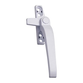 zalati Universal Right Left Handed Window Handle Aluminum Alloy Window Handles with Locks for Double Glazing Switch Window Door Security Right Handle Bar White