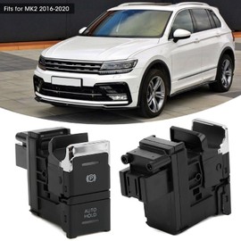 Leapiture Electronic Parking Brake Handbrake Button Switch Auto Parking Brake Switch 5NG927225 Stable Fits for MK2 2016-2020