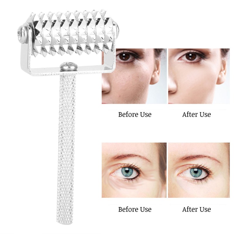 Portable Multi Functional Facial Spring Needle Rolling Massage Roller Massager