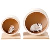 KOCOLO Hamster Spinning Wheel Silent Wheel Hamster Circle Pulley (Medium)