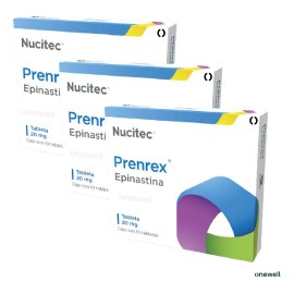 3 Pack Epinastina 20 Mg 10 Tabs Antihistamínico Oral Nucitec