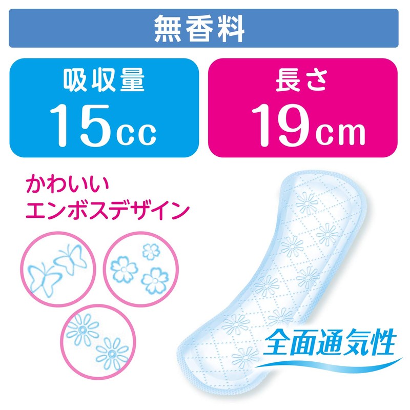 poizuraina- Loose Water Absorption Panty Liner Long 190 28 Sheets [Light Urine