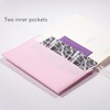 FRORA Embroidered Journal Notebook, A5 Softcover, Dot Line, (Pink, Yagle