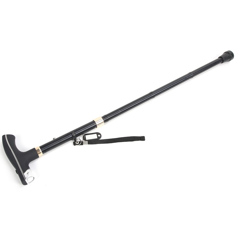 15 Gears Adjustment Elderly Folding Waking Cane Hand Walking Standing