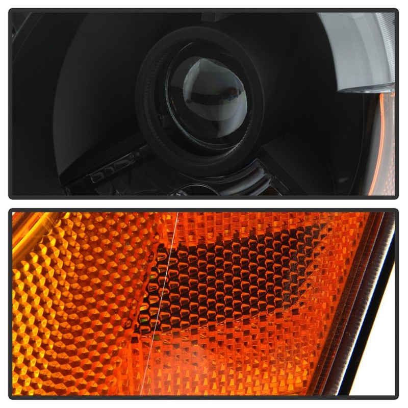 ACANII - For Black 2008-2010 Jeep Grand Cherokee Projector Headlights
