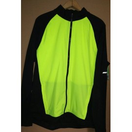 DSG NWT DSG Thermal Run Jacket High Vis Yellow Moisture Wicking Wind Resistant Med/L