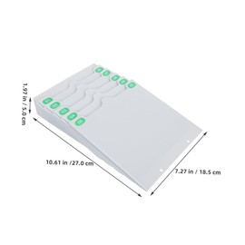 Operitacx Versatile Timekeeping Heavy Duty Rack Card Holder for Warehouse Factory Supplies Attendance Cards Rack
