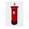 Large 'Robin On Post Box' Temporary Tattoo (TO00038860)
