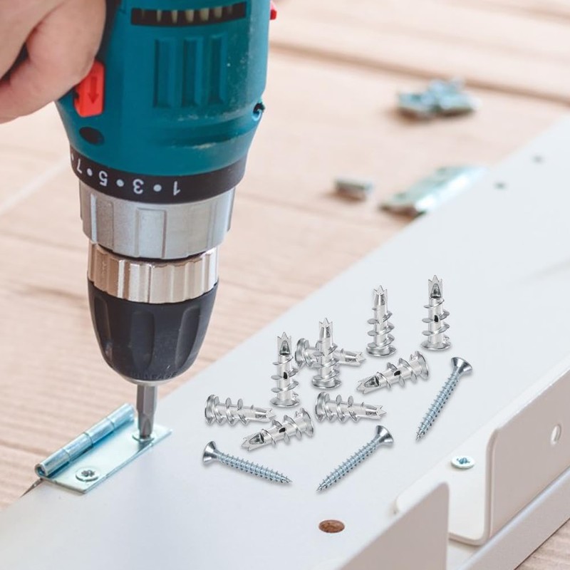 Mivanta 30 x Plasterboard Wall Plugs - Self Drilling Cavity