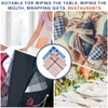 DODUOS Pack of 12 Men's Handkerchiefs, 40 x 40 cm