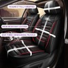 JIAMAOXIN 2 Front Car Seat Covers for Nissan Versa 2009-2024