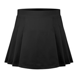 SPFASZEIV Girls Tennis Skirt Kids Pleated Tennis Skirt with Shorts Pockets Toddler Athletic Golf Skort 4-5 Years Black