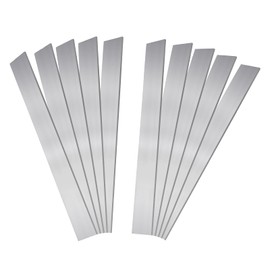 Inusbojie 1095 Steel Flat Stock Cold Rolled Carbon Steel Bar for Knife Making 12""x1.5""x0.12"" (10 Packs)