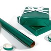 Gift Wrapping Paper Matte Metallic Green Wrapping Paper, Solid Color