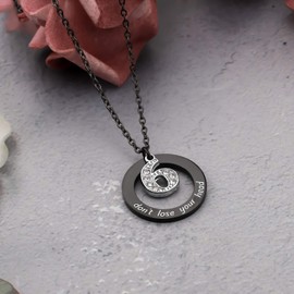 Broadway Musical Necklace Don’t Lose Your Head Six the Musical Theatre Gift (SIX Black Necklace)