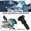 LT Easiyl 5pcs Mitre Saw Switch Locking Button Replacement Part