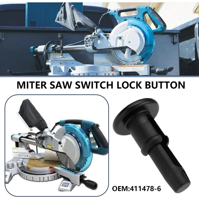 LT Easiyl 5pcs Mitre Saw Switch Locking Button Replacement Part