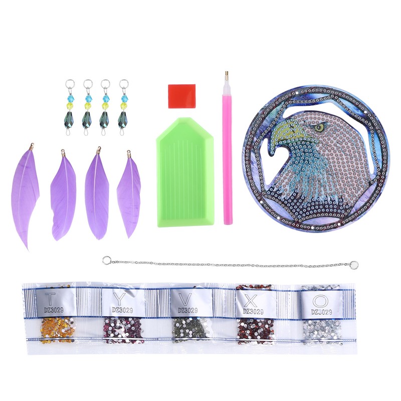 Diamond Painting Pendant DIY Eagle Diamond Painting Dreamcatcher Window Ornament