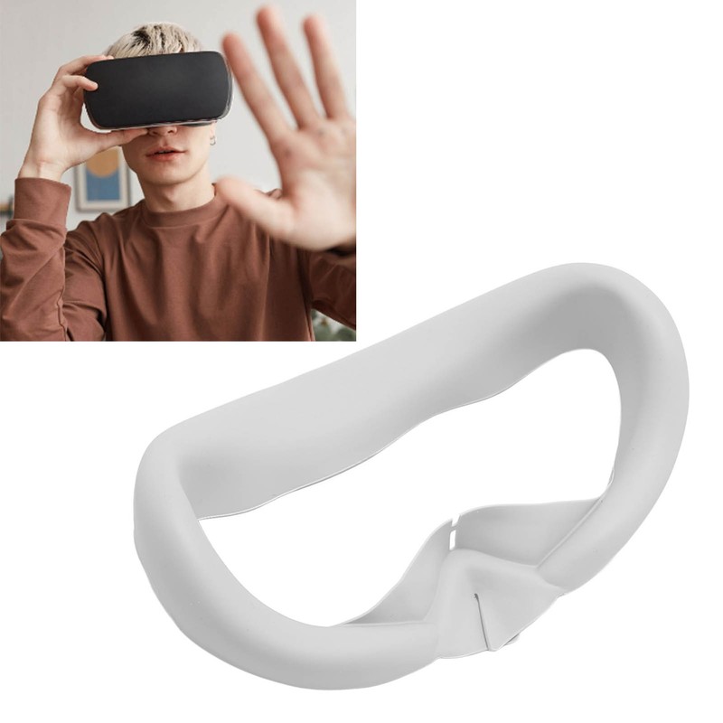 VR Silicone Face Cover Waterproof Washable Soft VR Face Pad