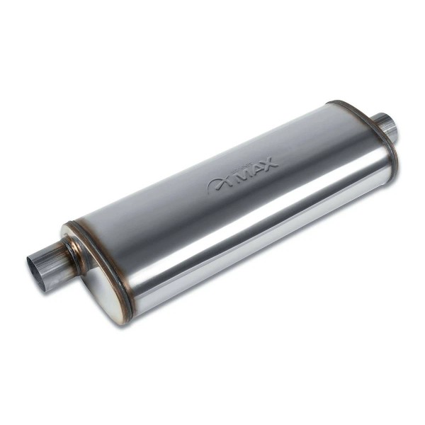 Street Max - SM12286 5"x8" Oval Body Muffler - 2.5" Offset In