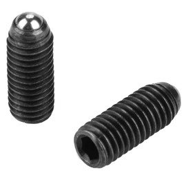 M8 Hexagon Socket Ball Spring Plungers Set Screw Thread Ball Plunger Carbon Steel Power Ball Plunger (M8 x 20), Screws