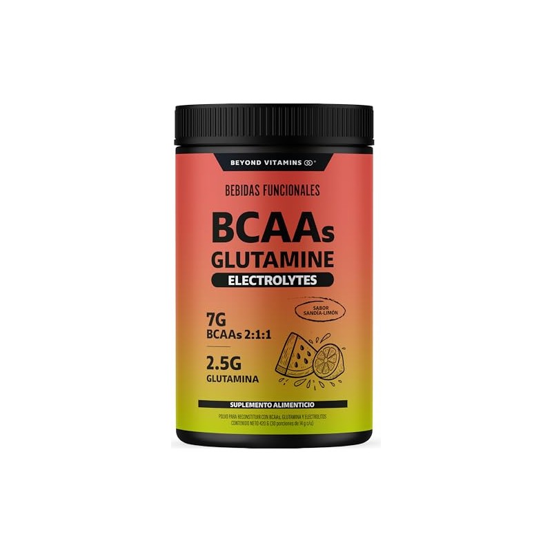 Beyond Vitamins BCAA + Glutamina + Electrolitos | 7g Aminoácidos