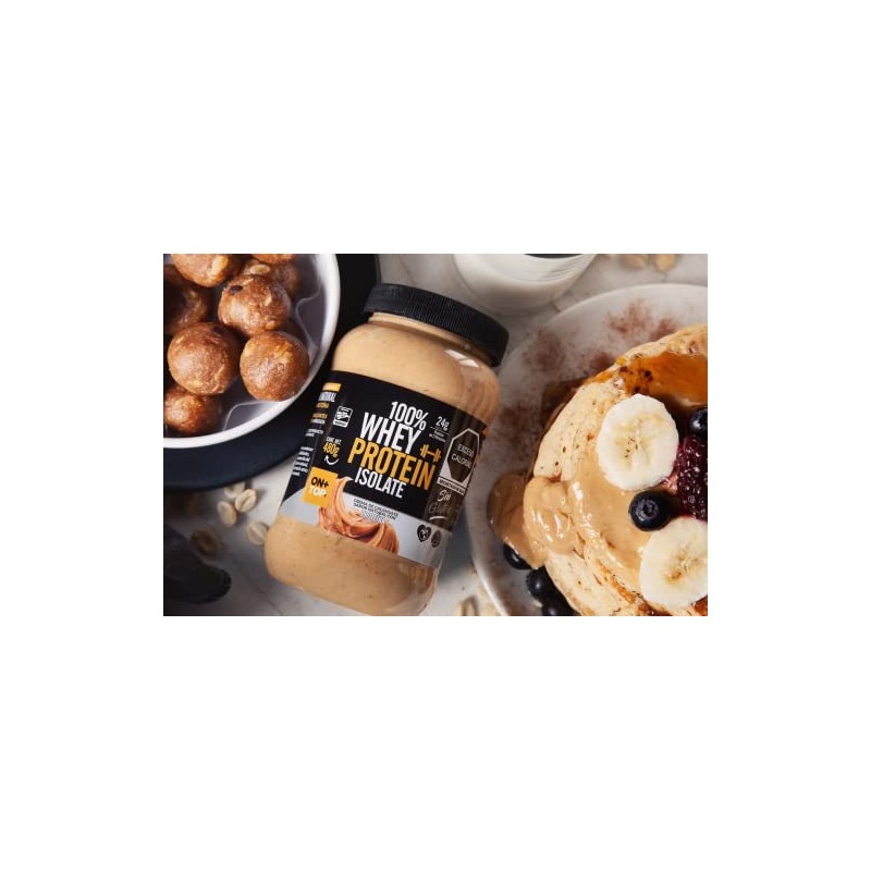 ONTOP CREMA DE CACAHUATE SABOR NATURAL + WHEY PROTEIN ISOLATE