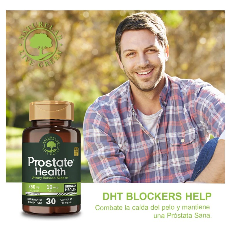 Nlb Prostate Health® Suplemento Para Próstata Sana, Sin sabor