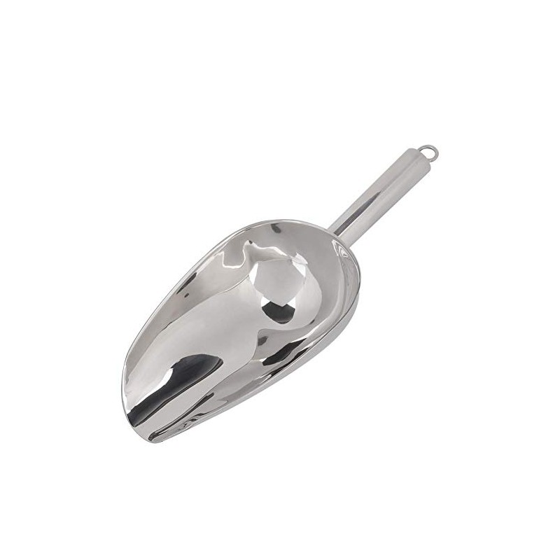 Cuchara de hielo inoxidable, pala de harina, duradera para cocina