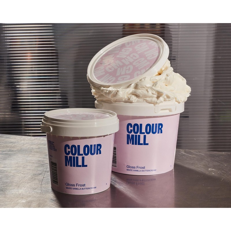 Colour Mill Gloss Frost White Buttercream, 1 Liter (2.2LBS)