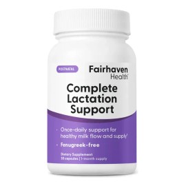 Fairhaven Health Complete Lactation Support 30 Cáps Sin Sabor