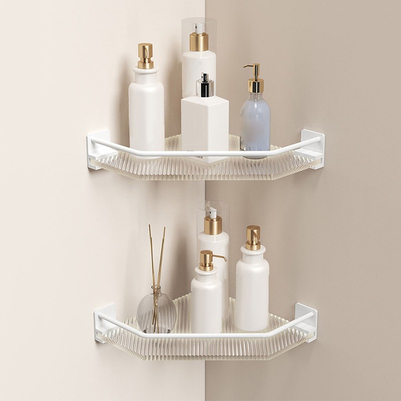 Corner Shower Caddy Bathroom Shower Organizer Acrylic Shower Shelf No