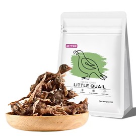 BNYEE 7 OZ Freeze Dried Little Quail Treats for Dogs Cats, High Protein Raw Dog Food, Single Fresh Ingredient Treats, Rawhide Free