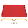 Decorative Tray Elegant Exquisite Texture Ergonomic Serving Tray with Handles