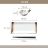 FYUEROPA 12 Pcs Sushi Plates with Sauce dish and Chopsticks,