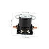 ULTECHNOVO Replacement Starter Relay Solenoid for Car Engines Compatible Models
