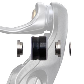 HEIGHTEN V2.0 Titanium Line Roller, Shimano Spinning Reel, High Rotation, High Strength, Stela/Twin Power/Vanquish/Exsense/Stradic/Vanford/Soare/BBX (NMB Bearing Built-In Titanium Black) (HT18801)