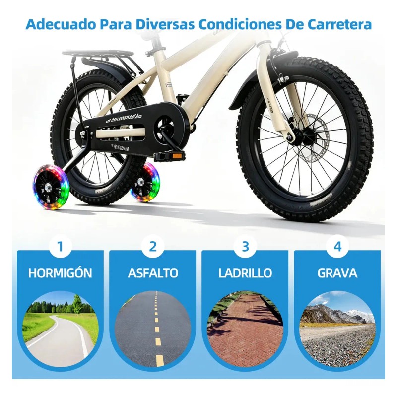 Rueditas para bicicleta ninos Mirrend llantas entrenadoras 12 14 16