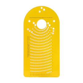 Circle Cutting Jig for Wood Router, Precision Groove Milling Router Circles Jig, Circle Cutting Guide for Making Speaker Cutouts Cut Circles Plunge Routers Woodworking Tool (COLOR:Yellow)