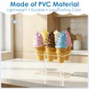 YOUEON 6 Pcs Artificial Ice Cream Cones, Simulated Ice Cream