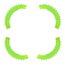 BTG Bumper Crash Rings Protectors for DJI Avata 2 Drone Accessories Propeller Guards (Green)