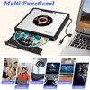 NOLYTH External CD Drive for Laptop: with 15W Wireless Charger