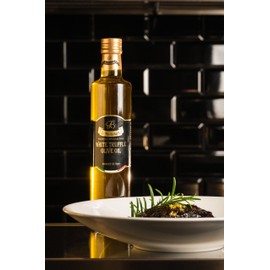 La Rustichella - White Truffle Olive Oil 3.38 fl oz (100 ml) - 100% Made in Italy | Vegan, Gluten-Free, Cholesterol-Free